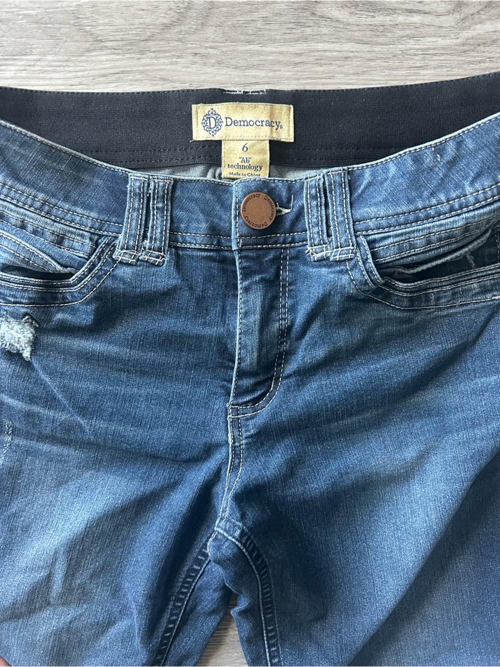 Democracy Slim Skinny Jeans - Medium Blue